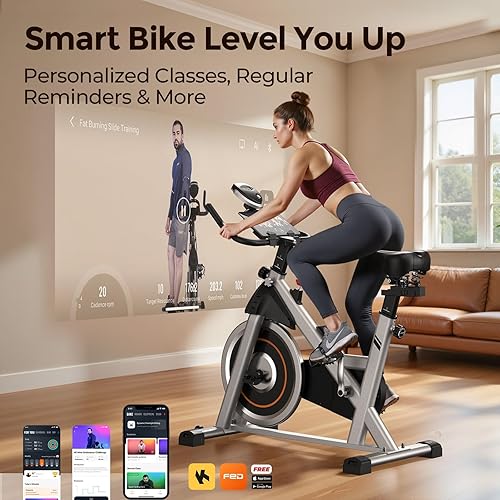 Miniatura 5 de YOSUDA Bicicleta de ciclismo de interior - Bicicleta de ciclismo con soporte para iPad y cómodo cojín de asiento