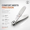 Beauté Secrets Nail Cutter - Professional Nail Clipper with Curved Blade for Trimming & Grooming - Easy to Use, Precision Nail Care Tool, Silver gallery image