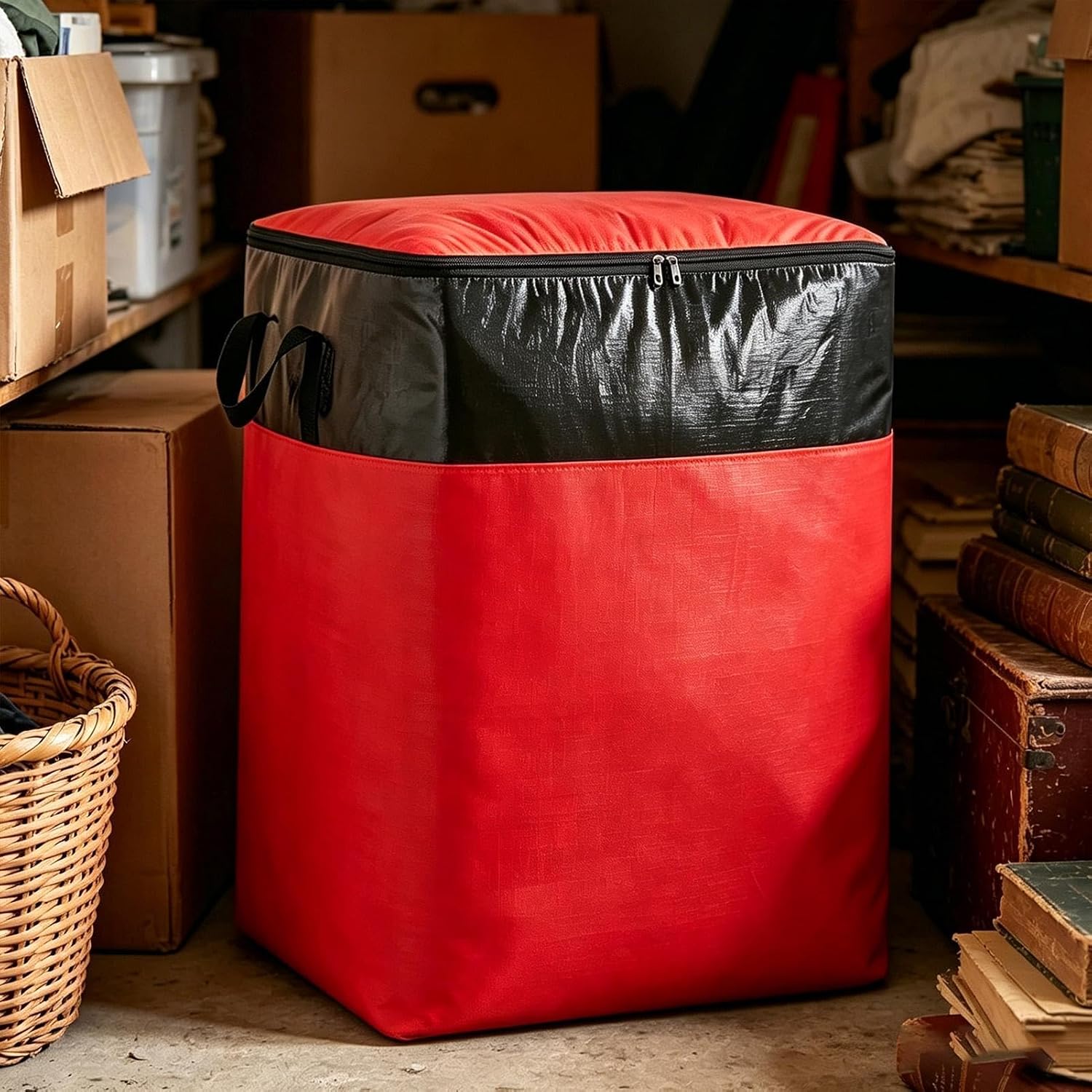 Large Moving Bags - 140L Extra Capacity Storage Container, Heavy Duty Clothes Organizer Tote, Reinforced Carry Handle Packing Solution | Apartment Relocation, College Dorm Transition, Seasonal