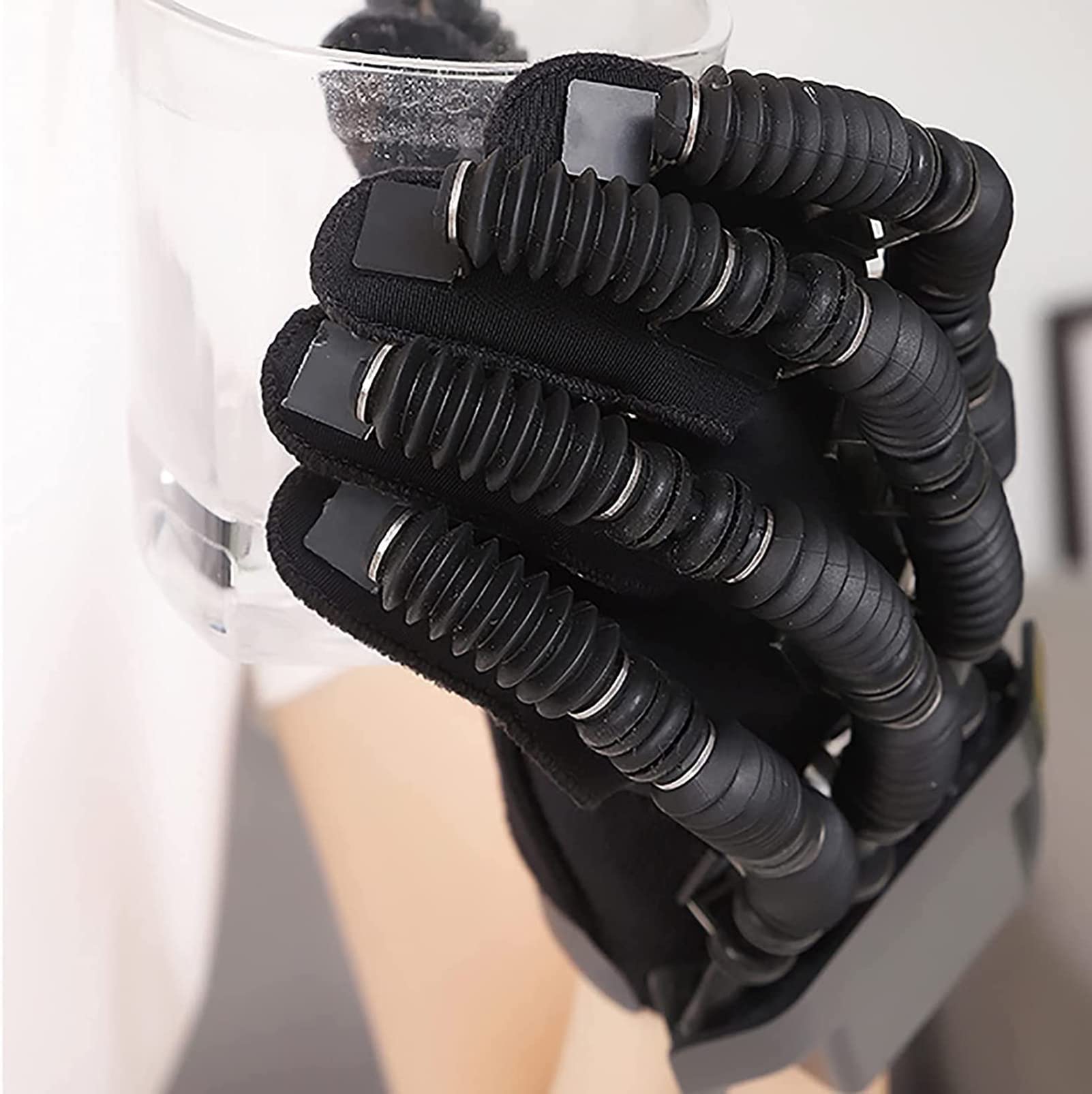 RSGK Guante Ortopédico De Rehabilitación para Entrenamiento De Dedos, Protector De Abrazadera para Enderezar Los Dedos, para Pacientes con Hemiplejía por Accidente Cerebrovascular, Solo Un Guante