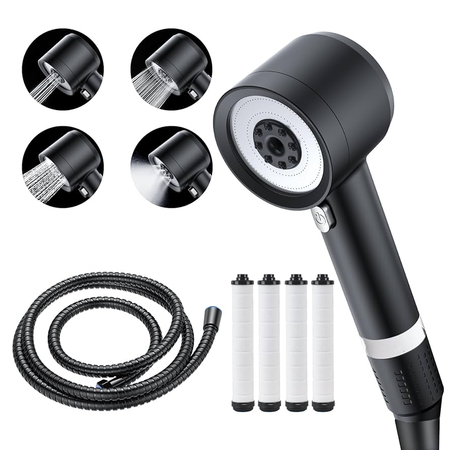 PKBD Filtered Shower Head with Handheld, High Pressure