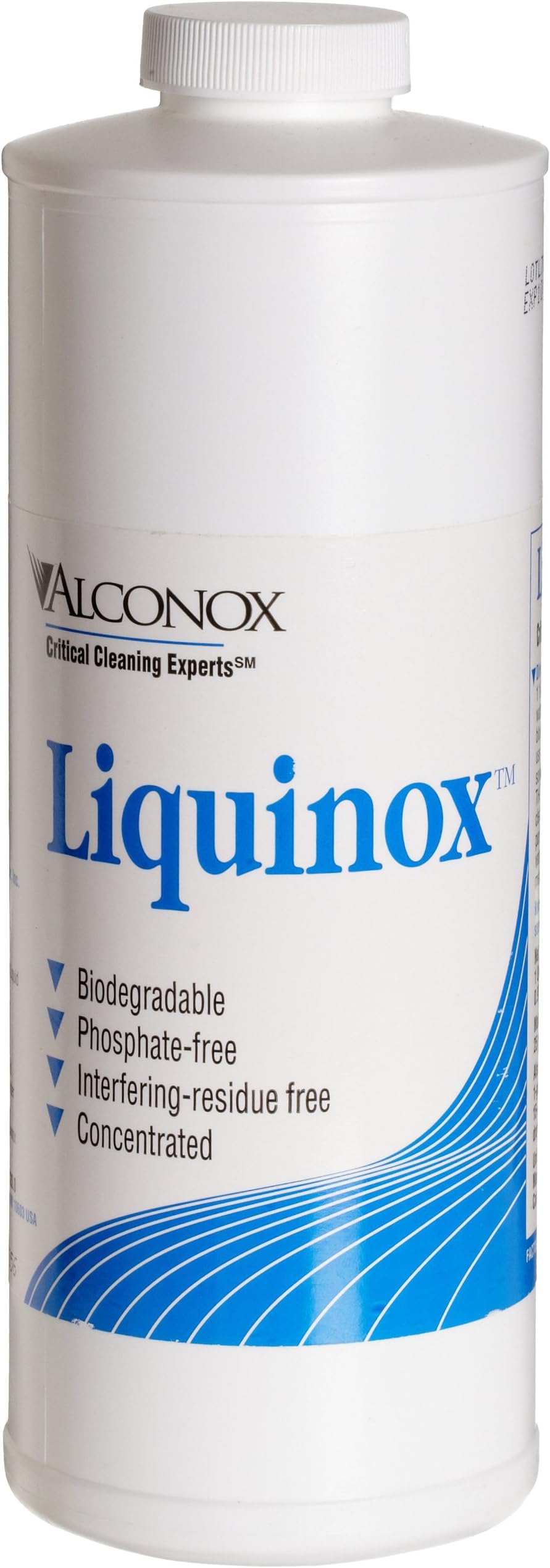 Alconox - 1232-1 1232 Liquinox Anionic Critical Cleaning Liquid Detergent, 1 quart Bottle