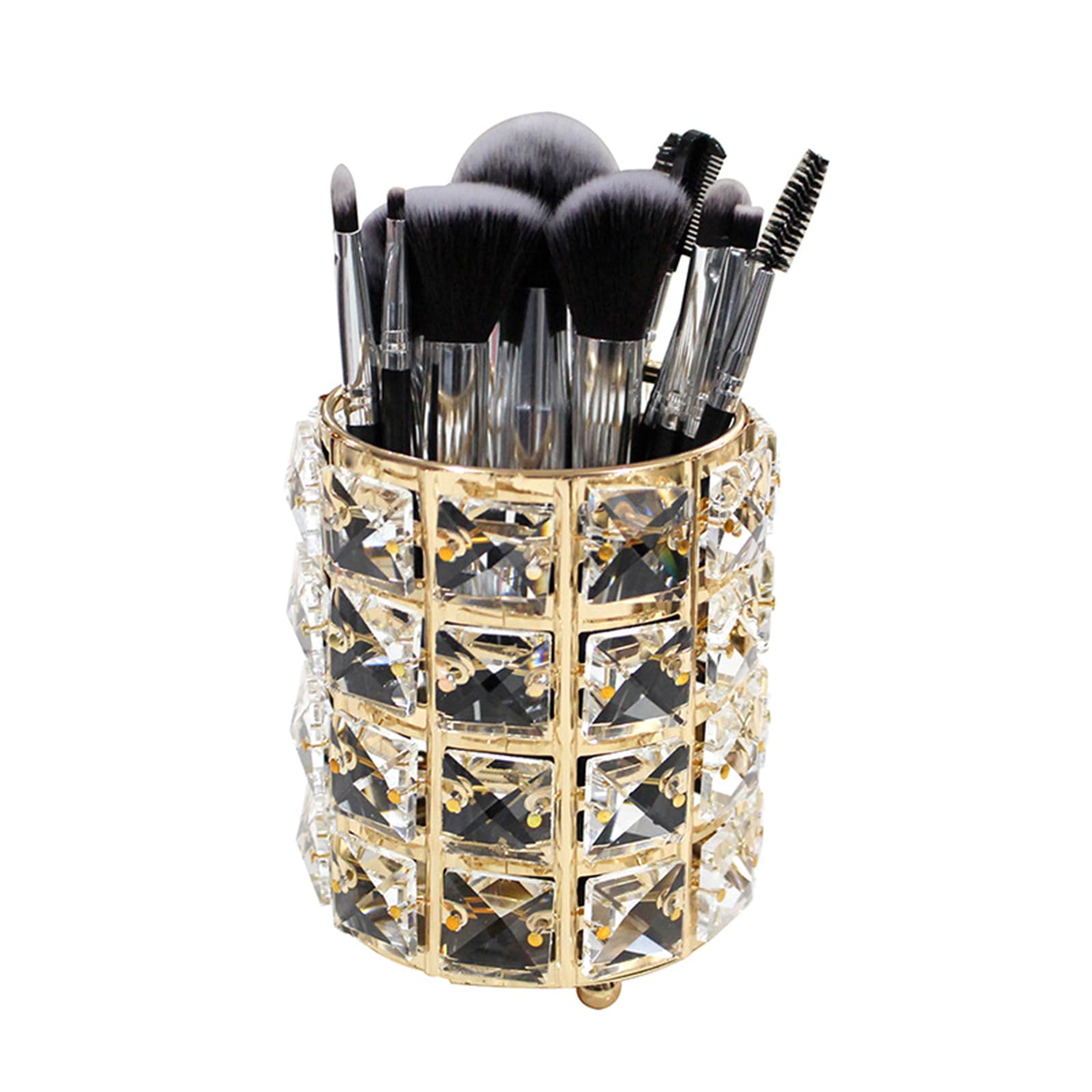 RBRMHM Makeup Brush Holder, Cosmetic Makeup Brushes Storage Holder, Make Up Brushes Cup Pen Pencil Holder for Desktop