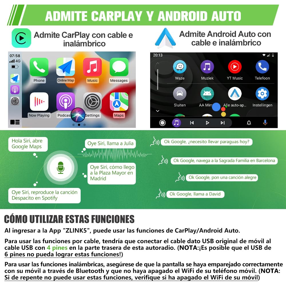 AWESAFE Android 13.0 [2GB+64GB] Radio Coche con Pantalla Táctil 7 Pulgadas para Renault Dacia, Autoradio para Renault Dacia Sandero/Duster/Logan/Captur/Lodgy/Dokker, etc, Admite Carplay y Android Auto
