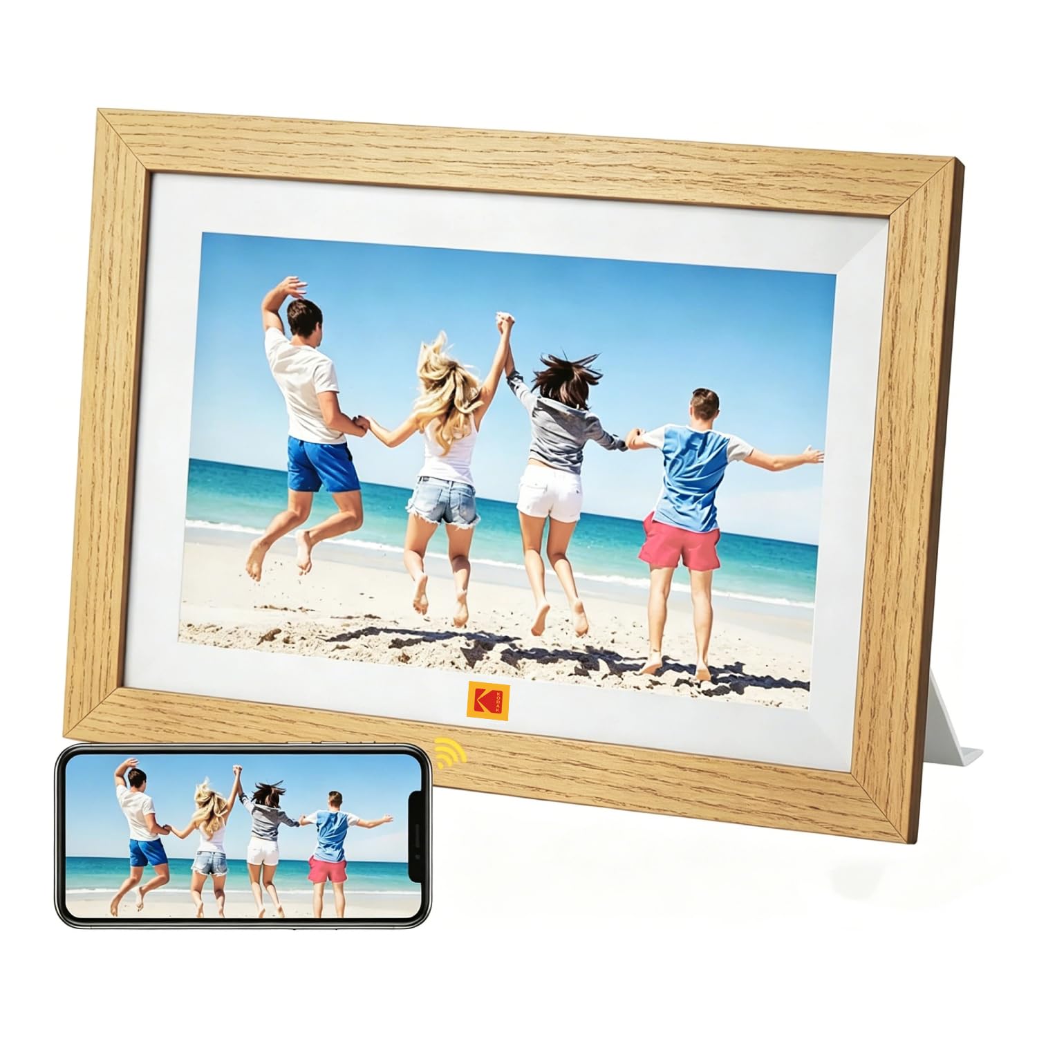 Amazon | KODAK WiFiデジタルフォトフレーム 10インチ 32GB内蔵 写真