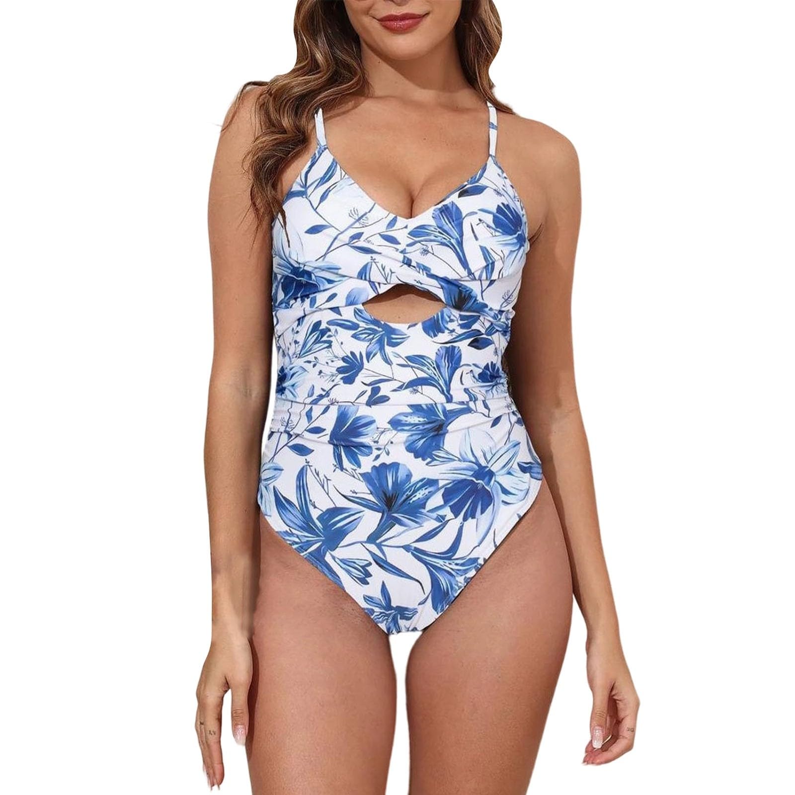 Traje de baño de moda monokini de corte ajustado sin espalda 8