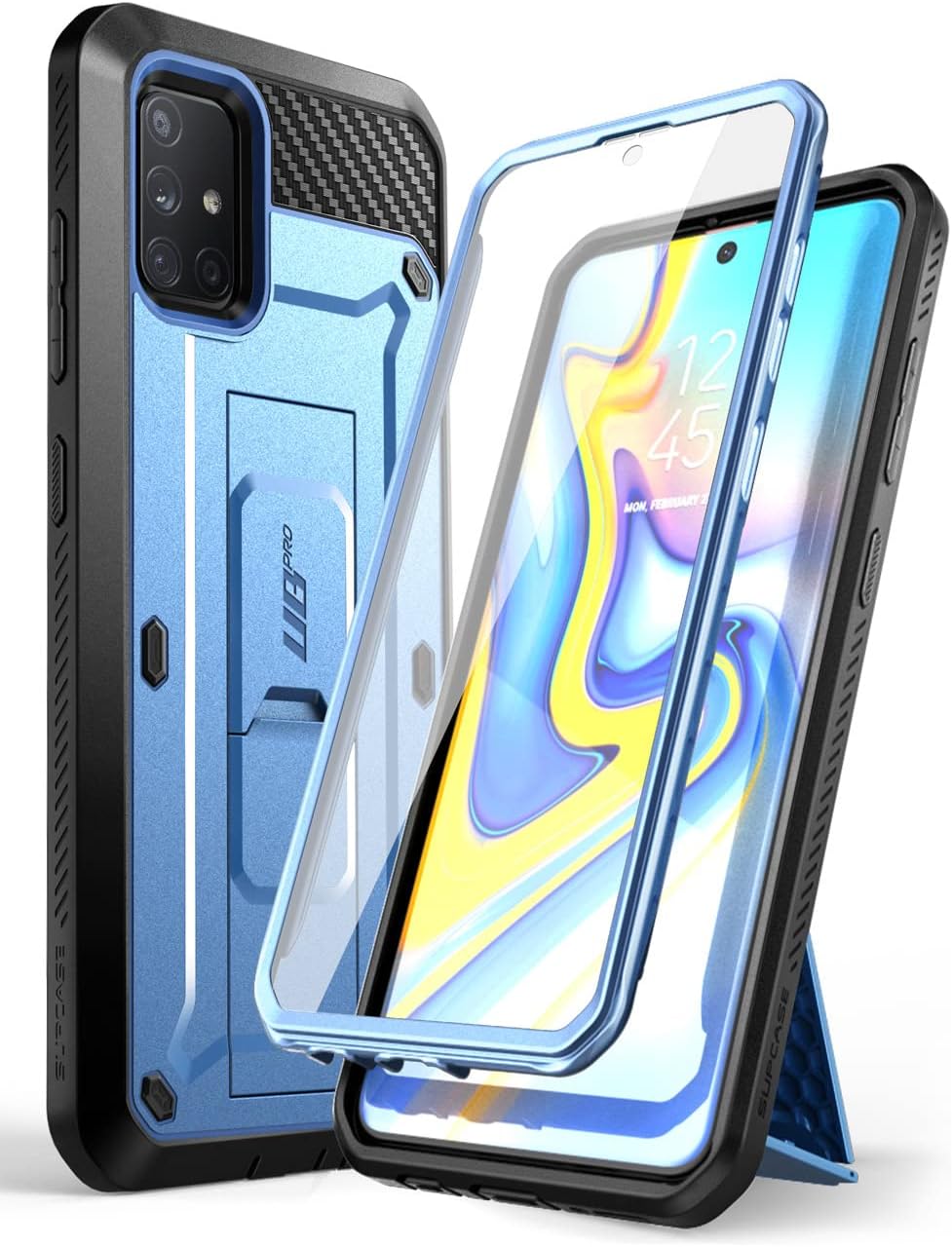 SUPCASE [Unicorn Beetle Pro Series] Case Designed For Samsung Galaxy A71 5G (2020 Release), Rugged Holster Case Without Built-in Screen Protector - Black