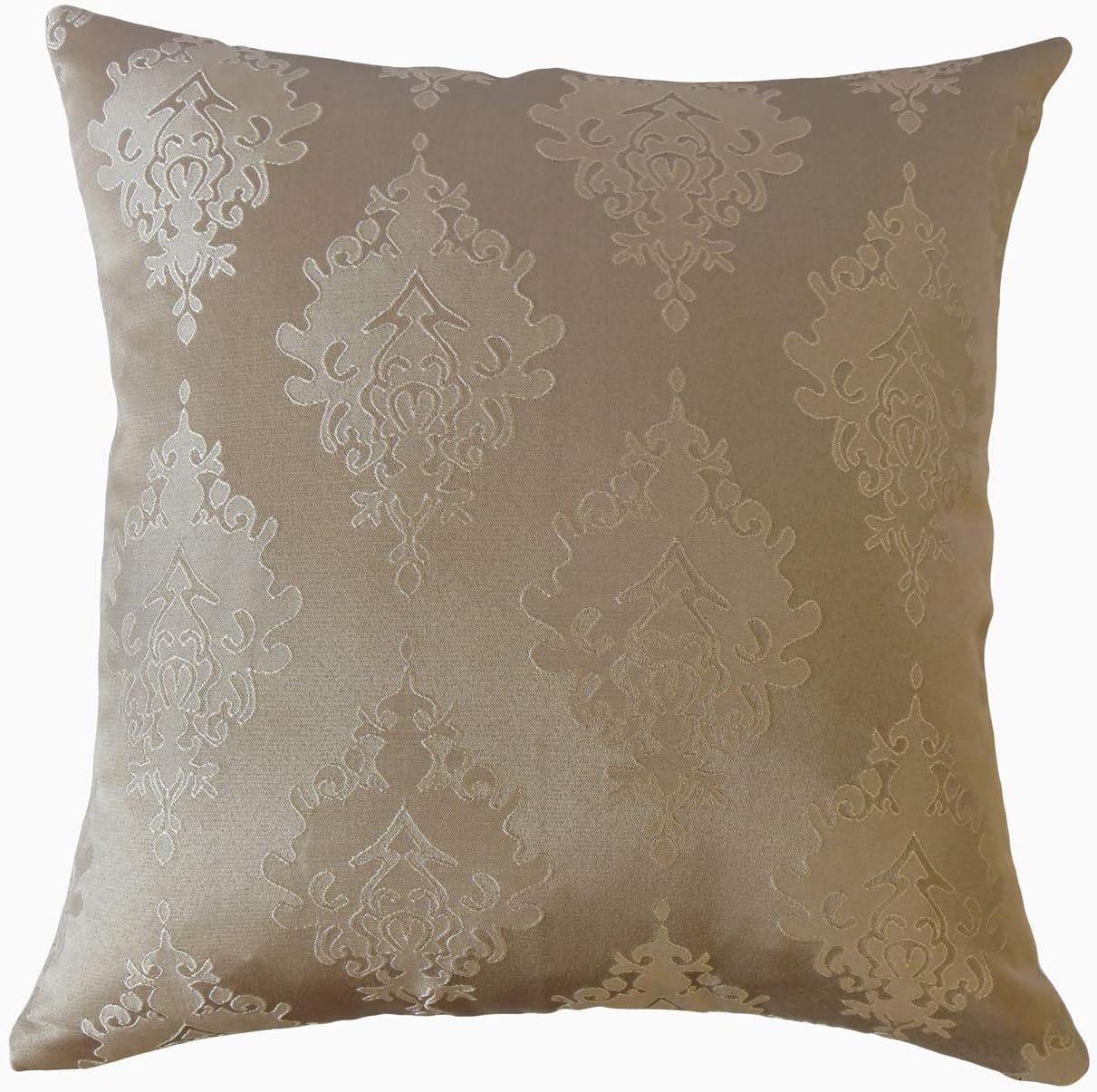The Pillow Collection Throw Pillow, 18 x 18, Tan Home