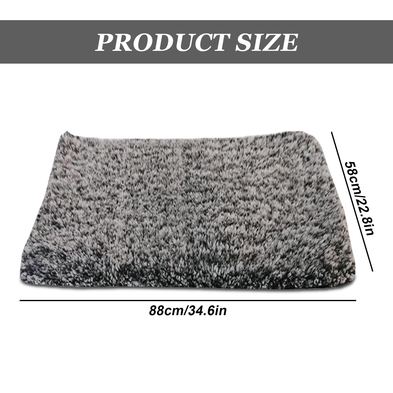 Coperta Riscaldante Per Gatti E Cani - 40x50 Cm Auto-riscaldante, Lavabile, Grigio - Foto 4