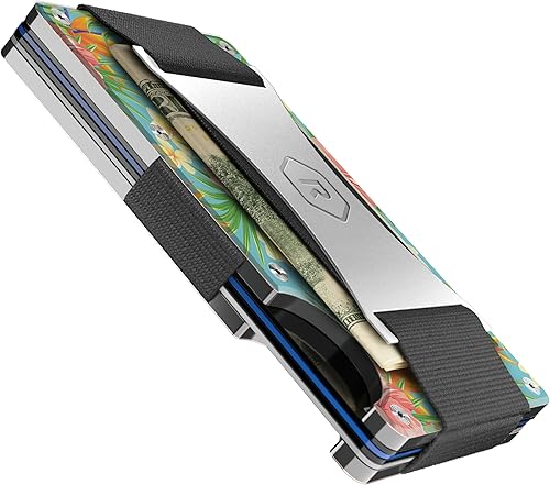 Miniatura 34 de Ridge - Cartera minimalista delgada para hombres, carteras de bolsillo frontal para hombres, billetera RFID con tarjetero, Oilva mate