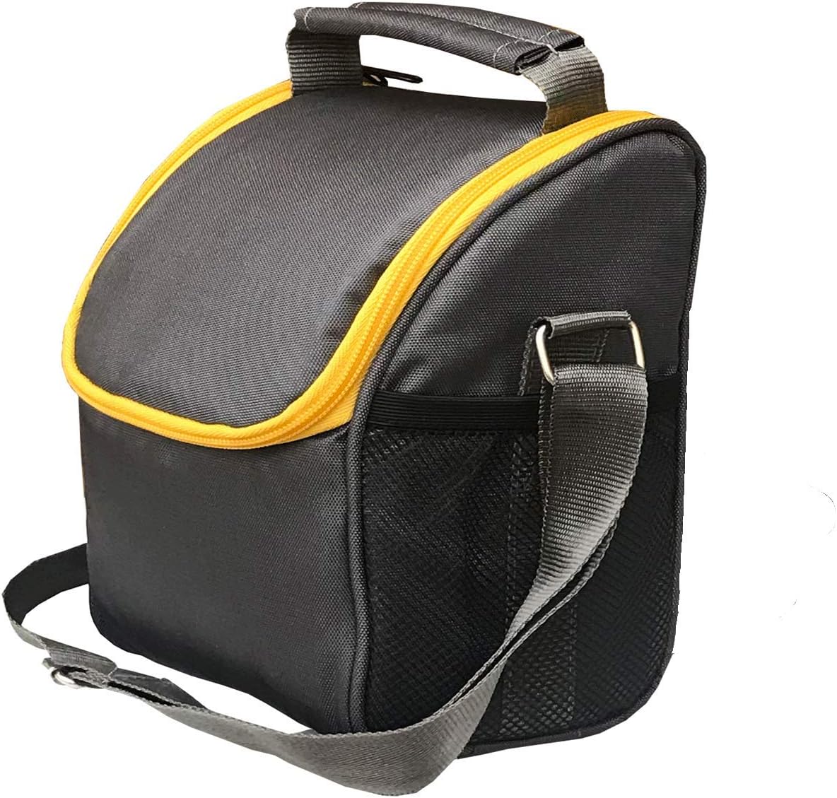 FOONTY Daily Use Riders Choice Waterproof Lunch Bag/Tiffin Bag(Grey,7065,Without Containers)