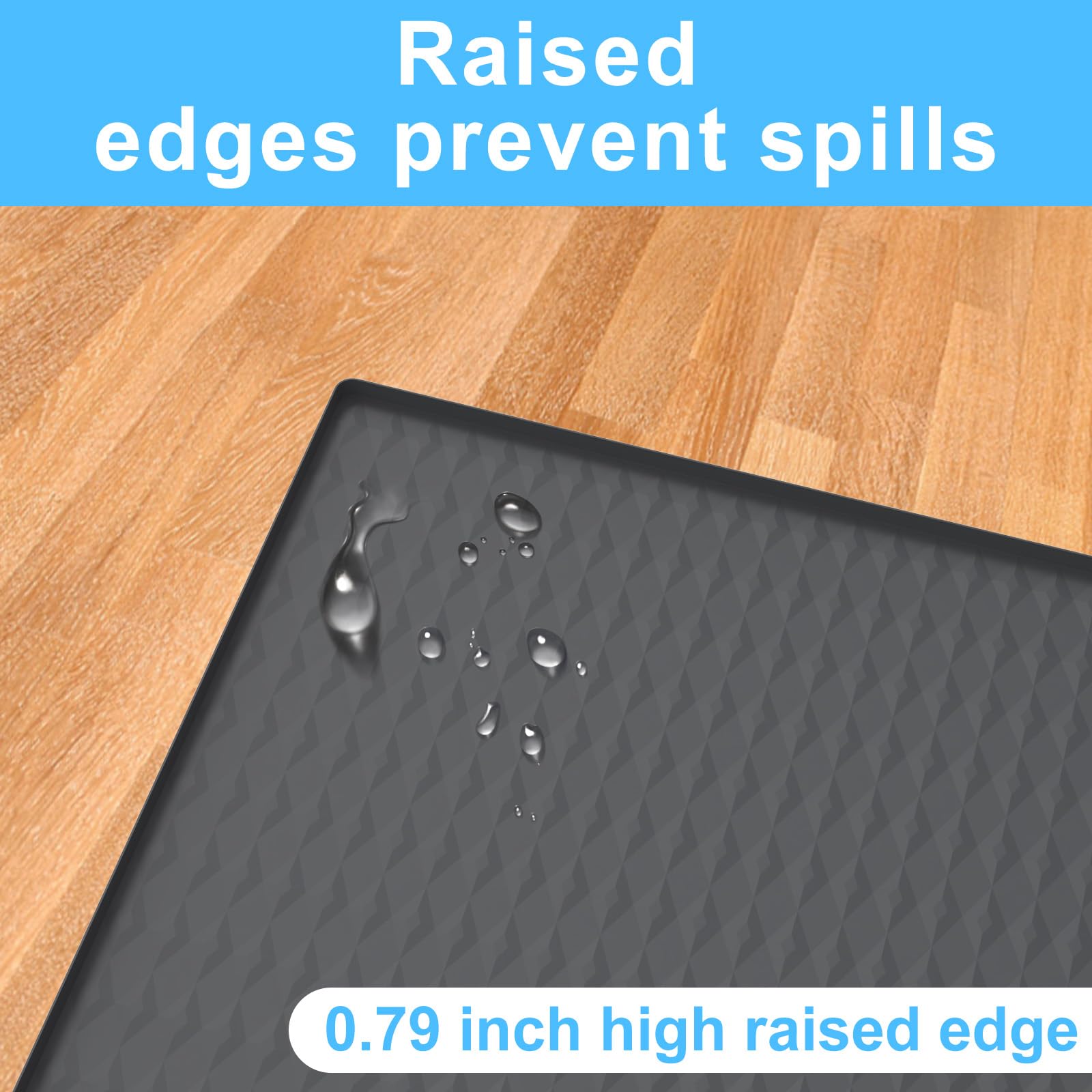 Tapis De Protection Silicone 60x60 Cm Pour Machine à Laver Et Frigo - Anti-vibration, Imperméable, Antidérapant