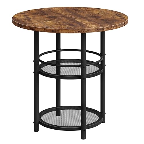 HOOBRO Dining Table, Round Dining Table for 2, 31.5" Kitchen