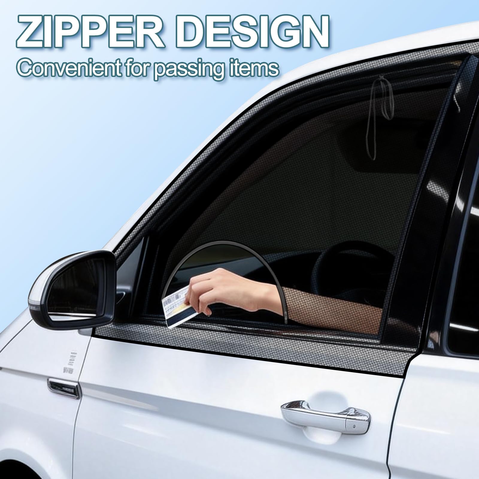 Mosquitera Magnética Ventanas Lateral Delanteras para VW T4 T5 T6 Camper | Mosquitera para Coche, Red Anti Insectos, Excelente Transpirabilidad, Protección Solar y UV, Ideal para Camping y Camper