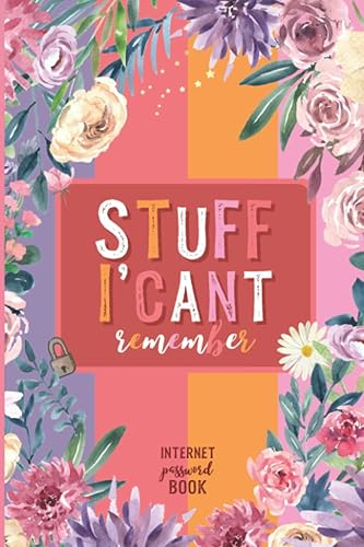 My Internet Password Book with Alphabetical A-Z Tabs: Incredibly Beautiful and Small 6x9 Logbook / Notebook for Storing Passwords with Logins &amp; Usernames. No More Forgetting Passwords Problems