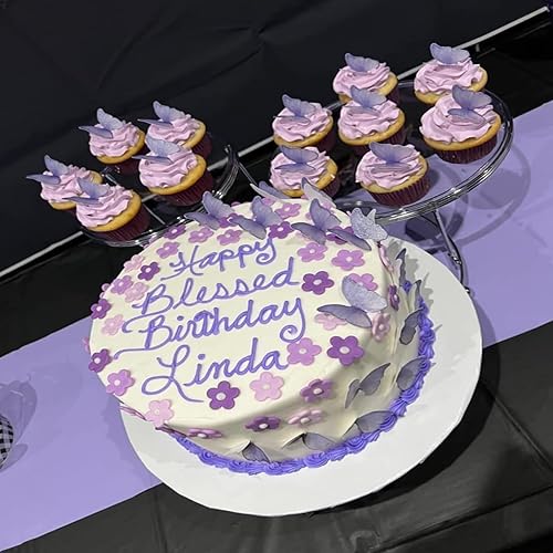 Miniatura 7 de 48 mariposas comestibles para decoración de pasteles, mariposas comestibles, decoración de pasteles, papel de oblea, mariposas, decoración