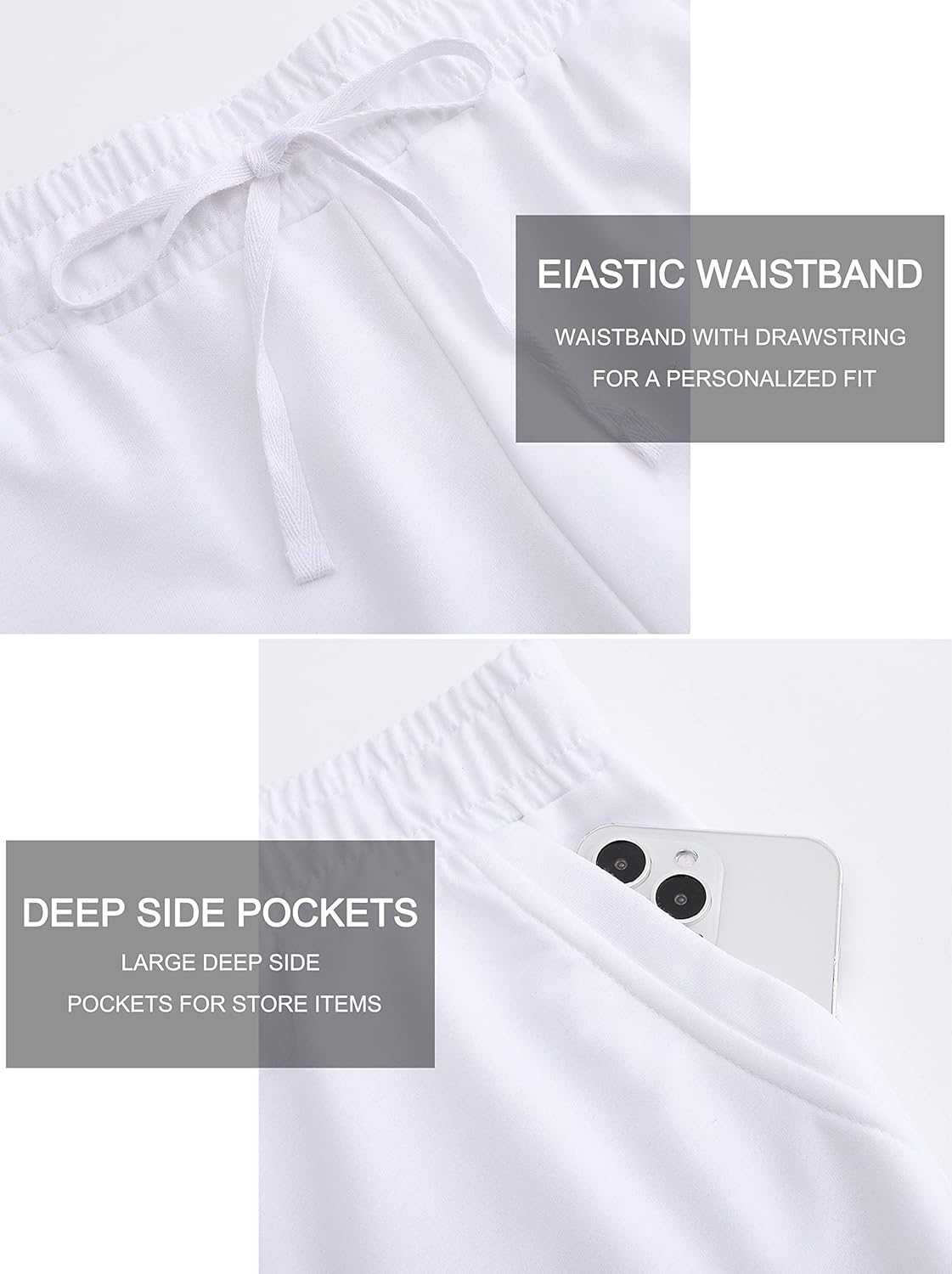 Tandisk Women's 5" Casual Jersey Cotton Shorts Lounge Yoga Pajama Walking Shorts with Pockets Activewear - Image 3