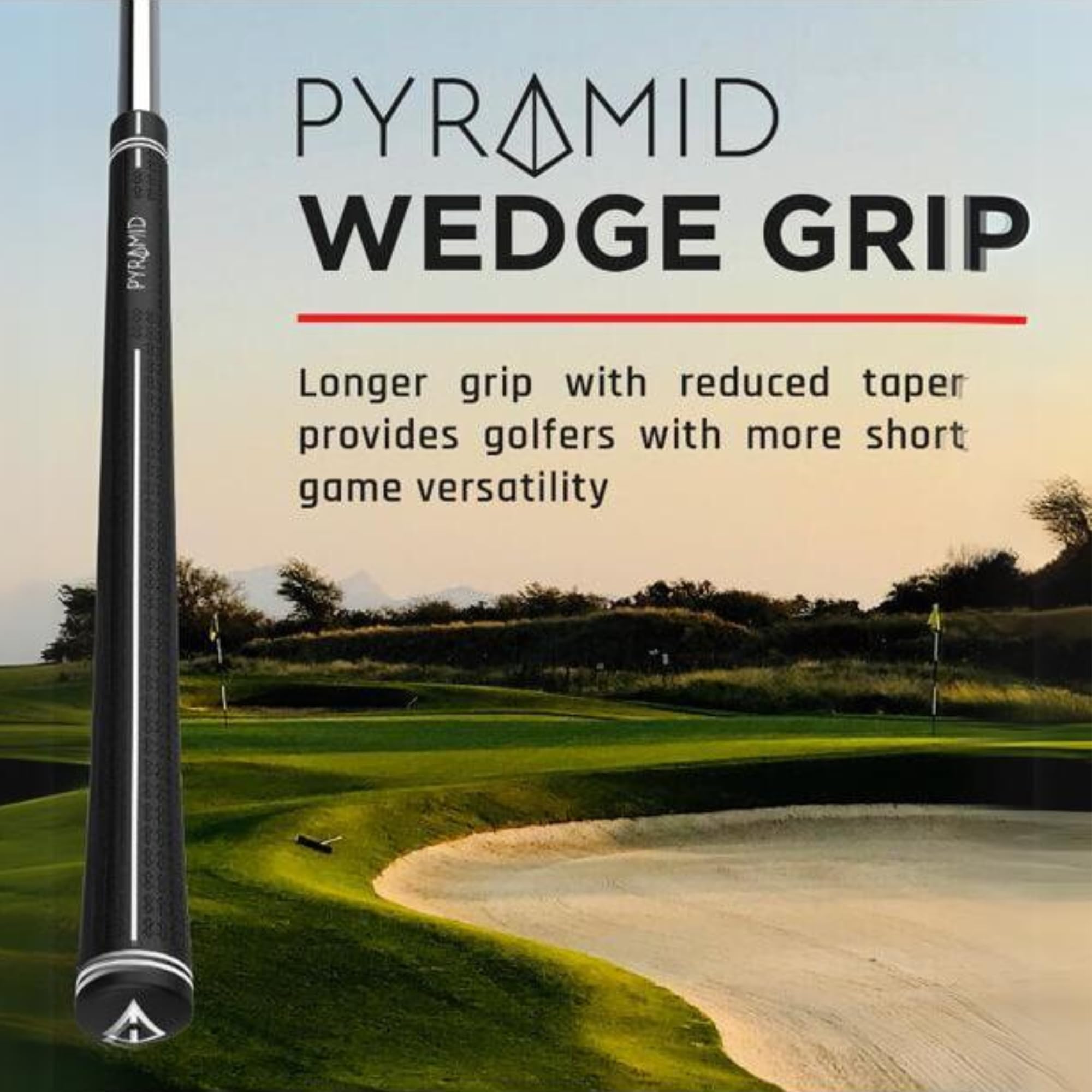 Pyramid Golf P4 Prism Wedge - CNC-gefräste Rillen für maximalen Spin, Keil rechte Hand, vielseitiges Golfkeile Set für Fehlertoleranz und Kontrolle, Spieler mit mittlerem bis hohem Handicap