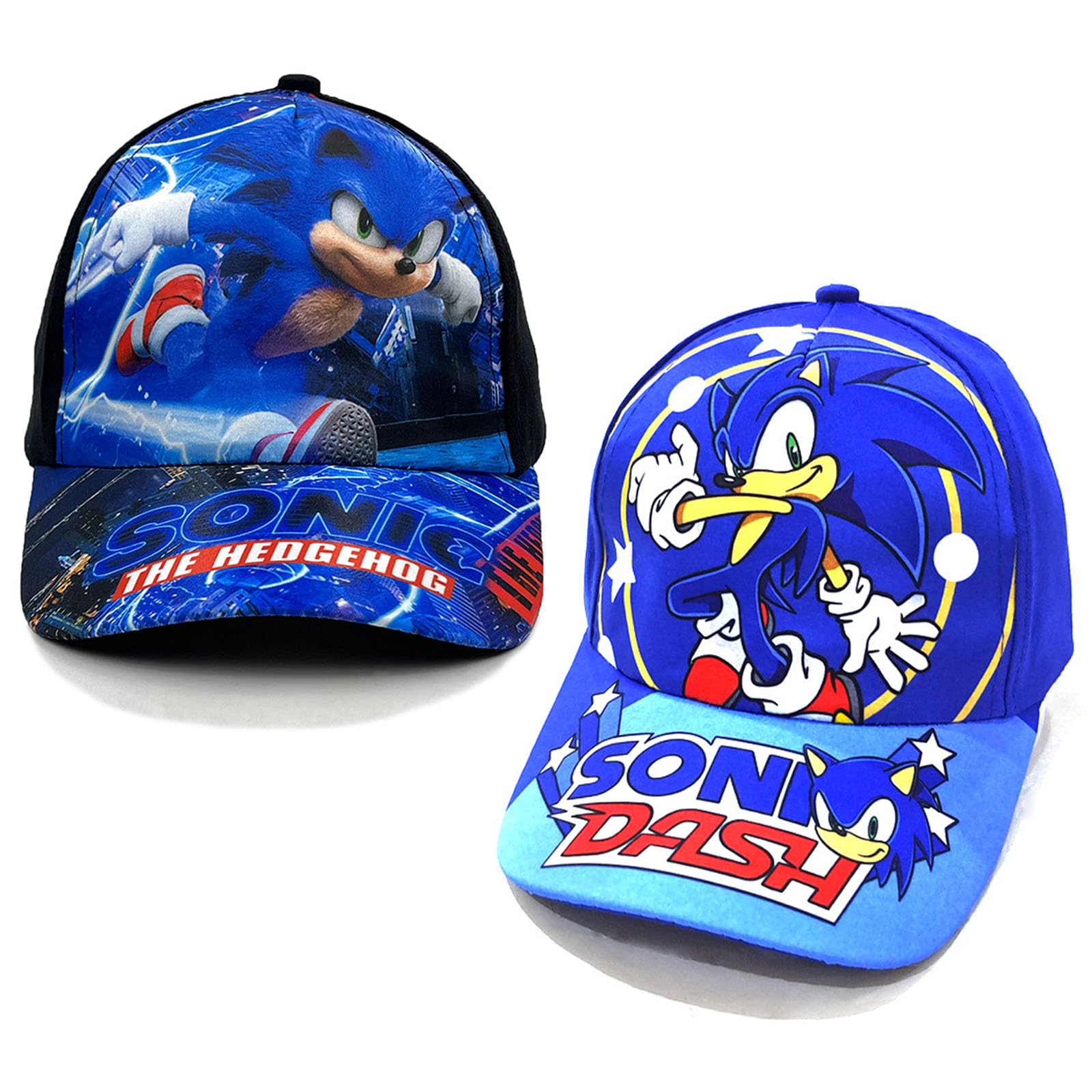 Zhlearda 2 Pezzi Baseball Cap, Anime Béisbol Tappo, Cappello Regolabile, Cappello Fashion Casual Sole Tappo, Sport Berretti da Baseball Cappelli per Movimento Jourdiano, Bambini Party (BLU e Nero)