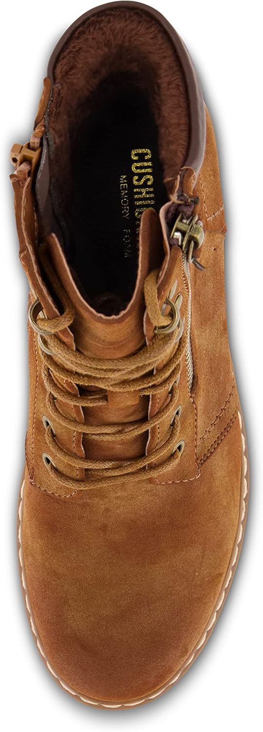 CUSHIONAIRE Women's Ramsey Lace up boot +Memory Foam, Wide Widths Available - Image 5