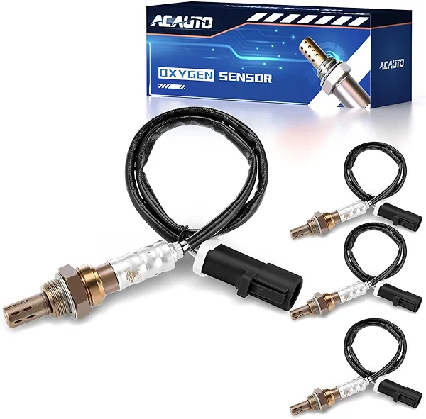 ACAUTO 4Pcs 15717 Oxygen O2 Sensor Upstream Downstream Fit for Ford F-150 F250 F350 Ranger Escape Explorer Mustang Foucs Expedition Mazda Lincoln Jaguar Mercury Aston Martin 15716 15718
