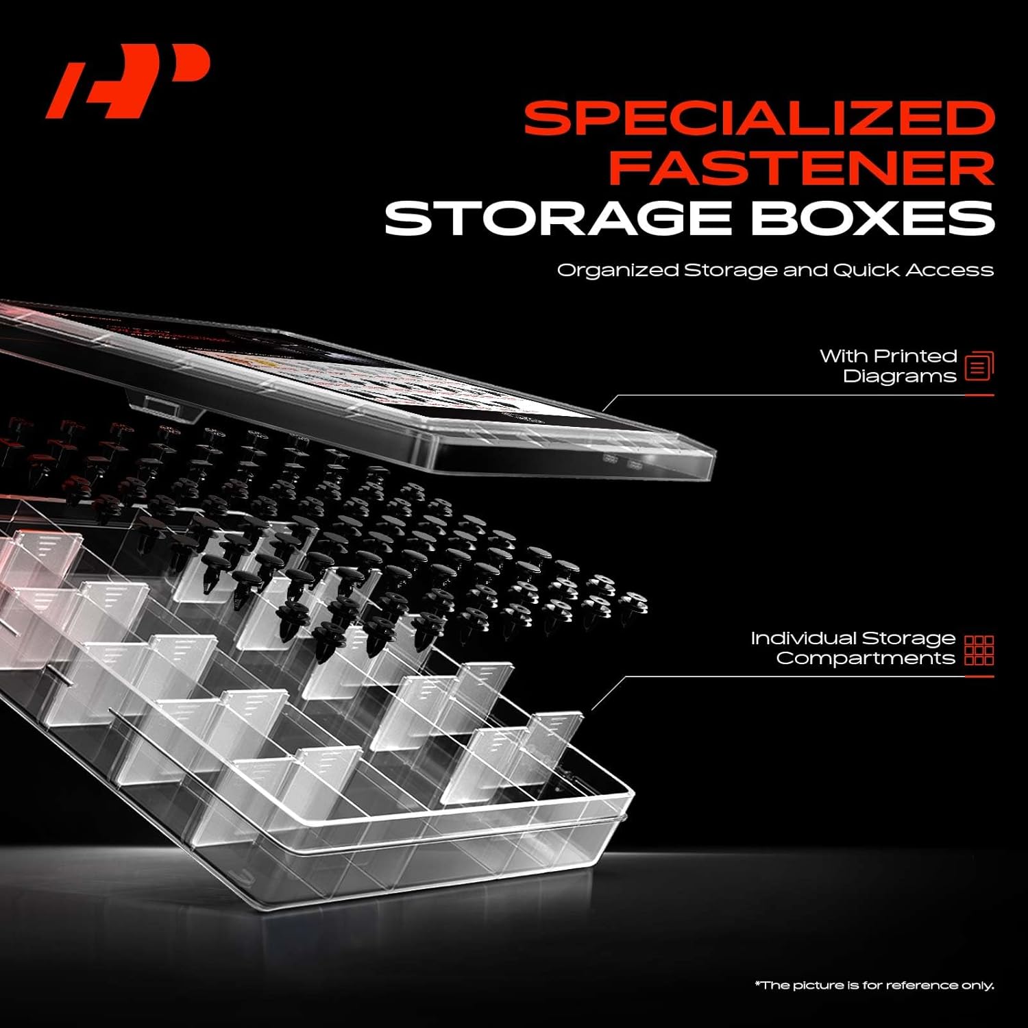 A-Premium 250PCS (47.2 oz/25 Sizes) Bumper Retainer Clips w/Removal Tool Compatible with Nissan Altima 2007-2012 Fender Fasteners Assortment Weatherstrip Clips Door Trim Panel Push Pin Rivets Set