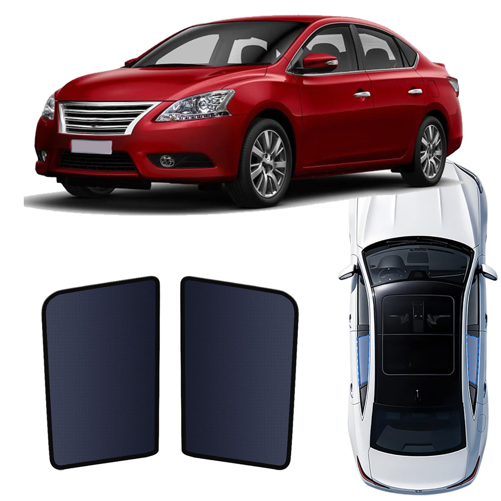 Rideaux magnétique Nissan Sylphy protection solaire pliable occultant