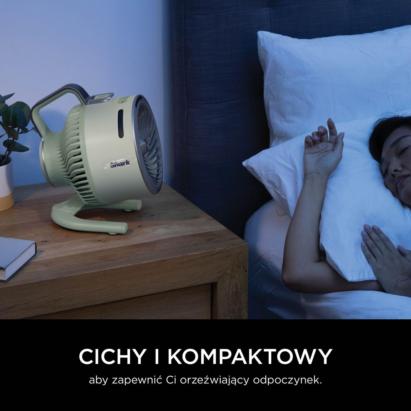Shark FlexBreeze HydroGo – mocny wentylator przenośny z mgiełką, wewnątrz i na zewnątrz, cichy i trwały, przewodowy i bezprzewodowy, kompaktowy i lekki, 5 poziomów prędkości, Miętowy FA050EUGN | Chłodzenie wewnątrz i na zewnątrz, ciche i trwałe, przewodow
