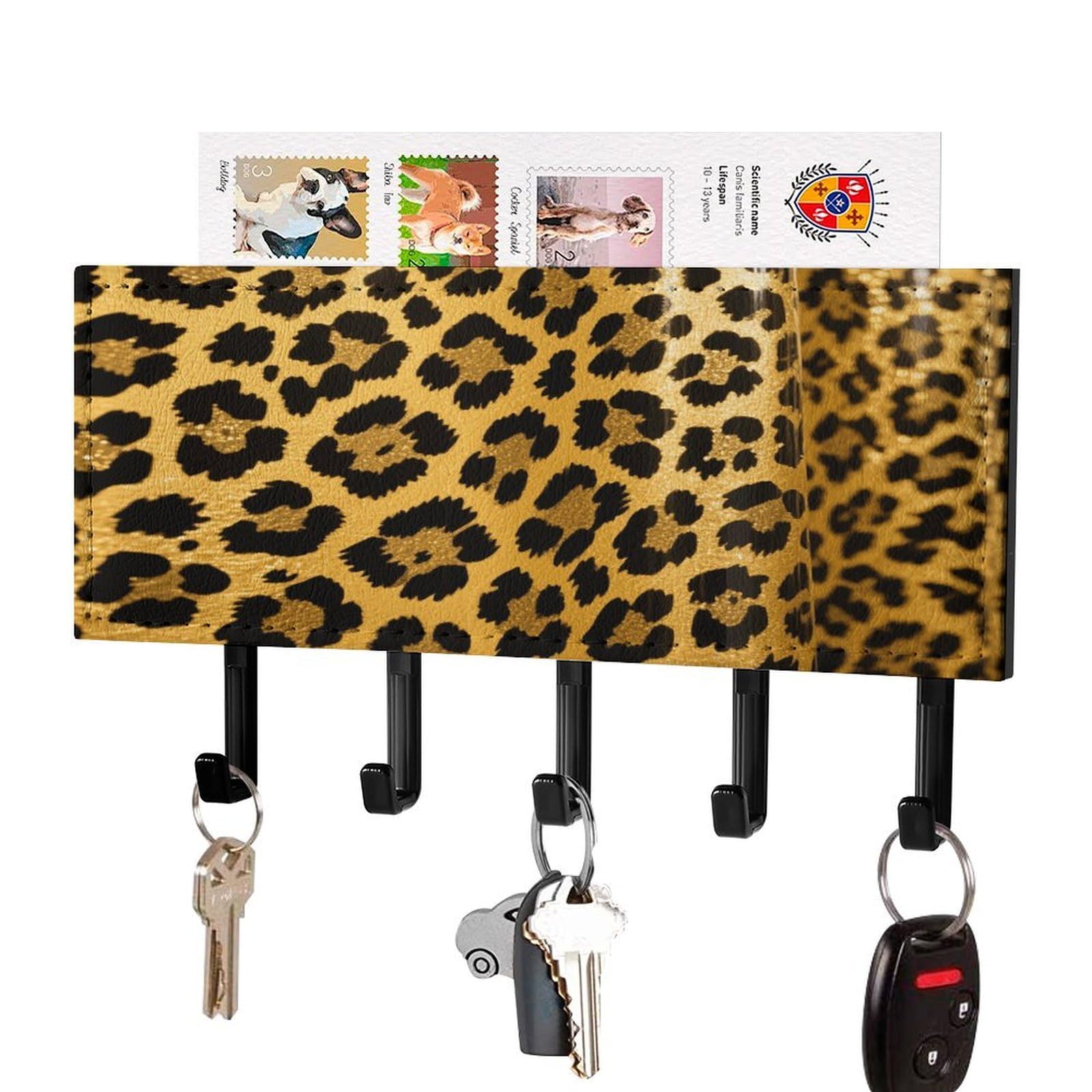Colgador de llaves con estante para cartas para una entrada ordenada