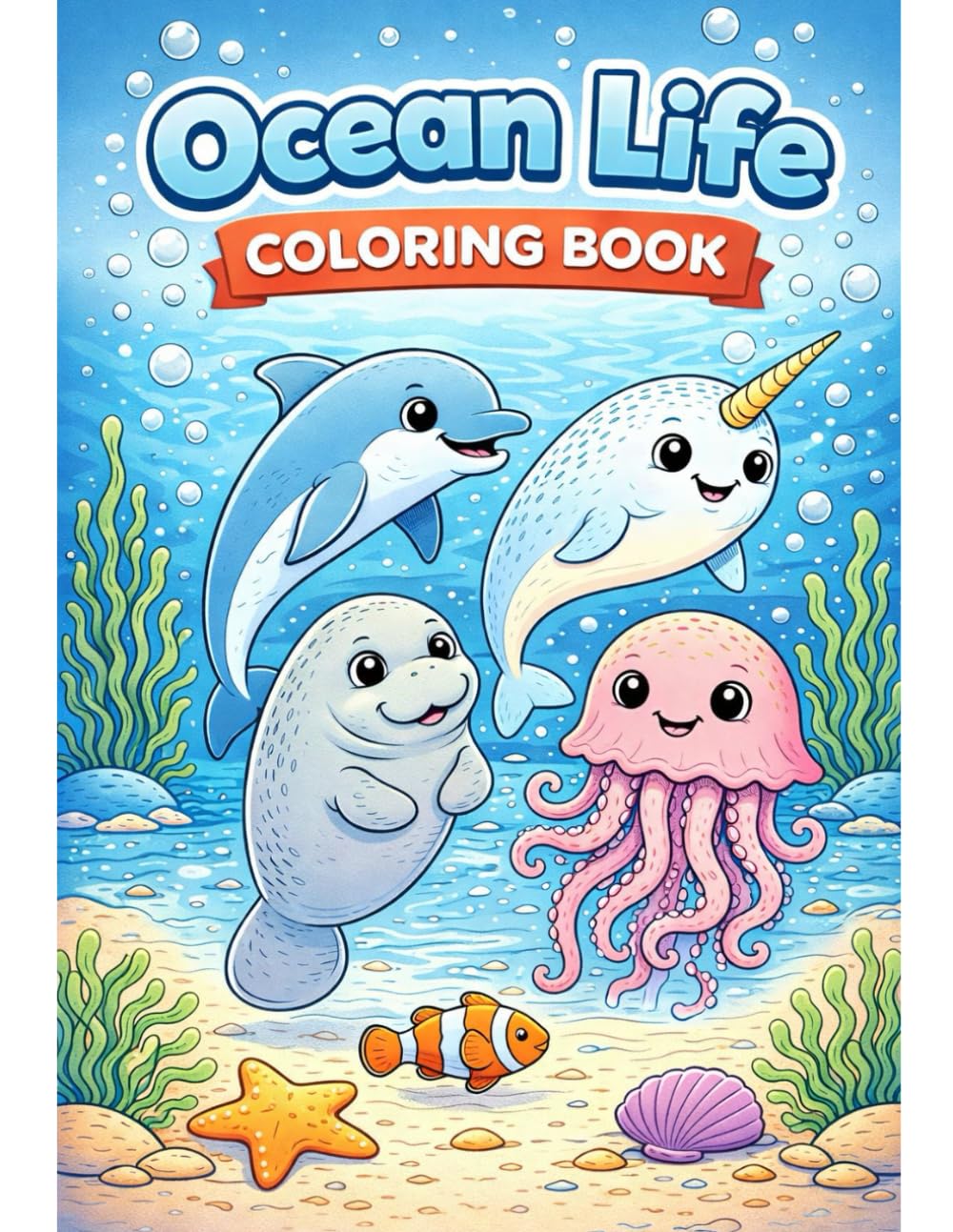 Ocean Life Coloring Book
