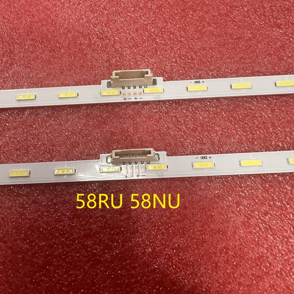 Bande de rétroéclairage LED pour Samsung UE58RU7179U UE58NU7179U Kit 2 pièces