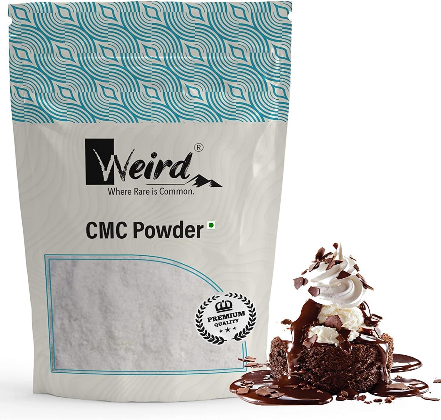 CMC Powder for Ice Cream | Carboxymethyl Cellulose Powder for Soft | Smooth | Creamy Ice Cream (Kulfi) (100GM)