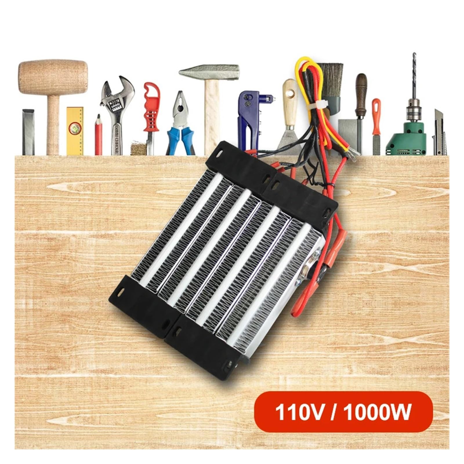 Calentador de aire de cerámica PTC aislado 110V 1000W, elemento calefactor 96A4