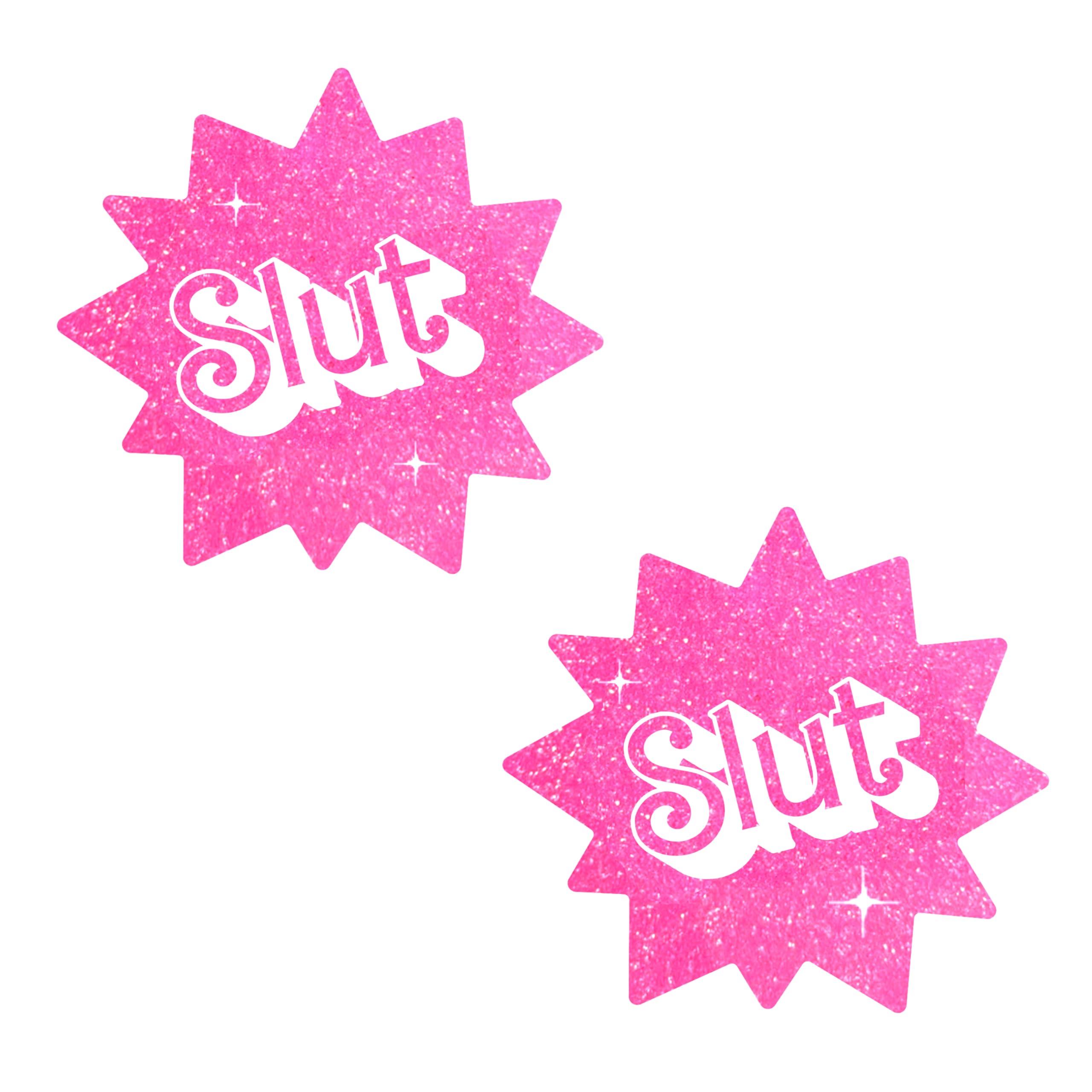 Neva Nude Iridescent Crystal Beamz Nipztix Pasties Nipple Covers for Festivals, Raves, Lingerie and More, Made in USA