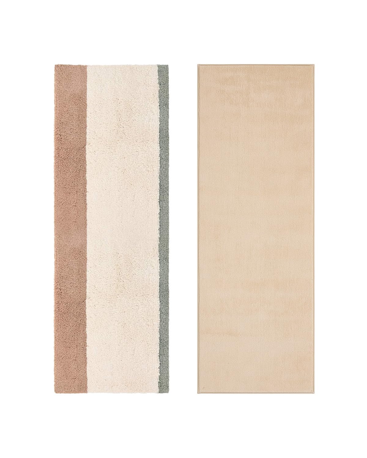House of Noa The Riley Santa Fe 21x58 Bath Mat 19 5x56 5 Liner Set Plush Cotton Non