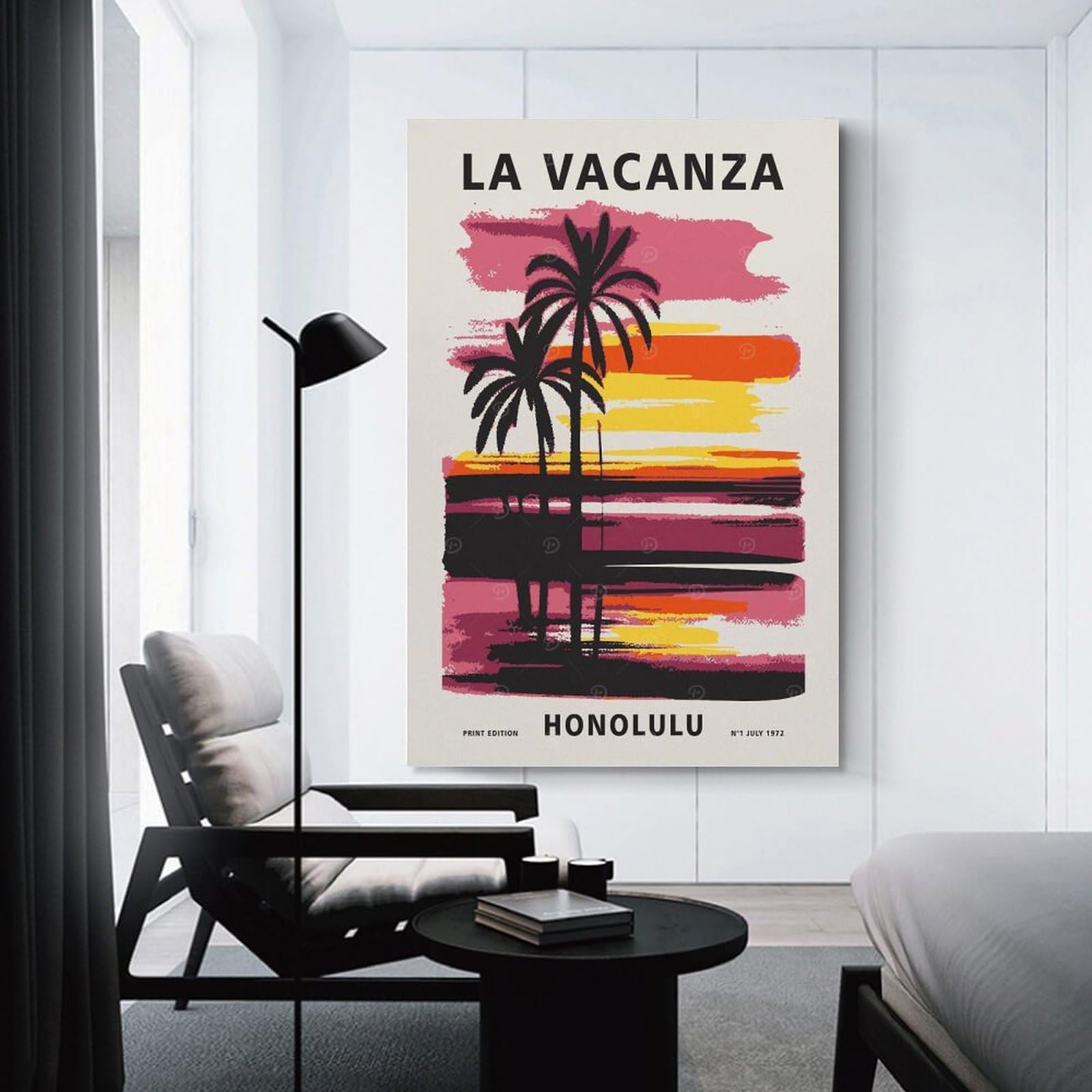 Junmoney Tropical Honolulu Hawaii Wall Picture Print 20x30inch(50x75cm), for Apartment Walls, Studios Or Work Areas, A Simple Refresh for Blank Walls