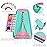 Arts and Crafts for Kids Ages 8-12,Friendship Bracelet Making Kit for Girl,Kids Jewelry Making Kit with 28 Pre-Cut Threads,Christmas Birthday Gifts for Ages 6 7 8 9 10 11 12 Year Old-LightBlue/Pink