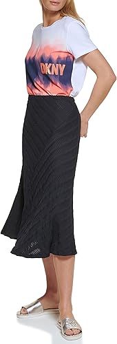 Miniatura 3 de DKNY Faldas de punto cómodas texturizadas para mujer