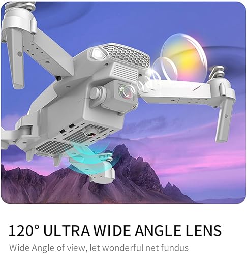 Miniatura 5 de Drone with Dual 1080P HD Camera for Adults - WIFI FPV Drone with Camera RC Quadcopter Toys Gifts for Boys Girls with Altitude Hold Trajectory Flight