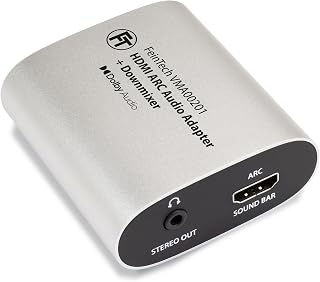 FeinTech VMA00201 HDMI-ARC Audio TV Adapter Soundbar + Kopfhörer/Hörgerät