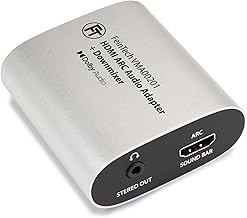 FeinTech VMA00201 HDMI-ARC Audio TV Adapter with Dolby Digital Decoder Converter for Headphones Stereo System with Volume Control Soundbar Passthrough