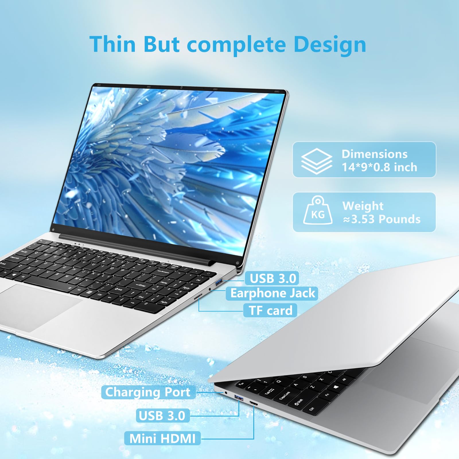 Amazon.co.jp: 15.6インチゲーミングノートパソコン、N4000プロセッサ