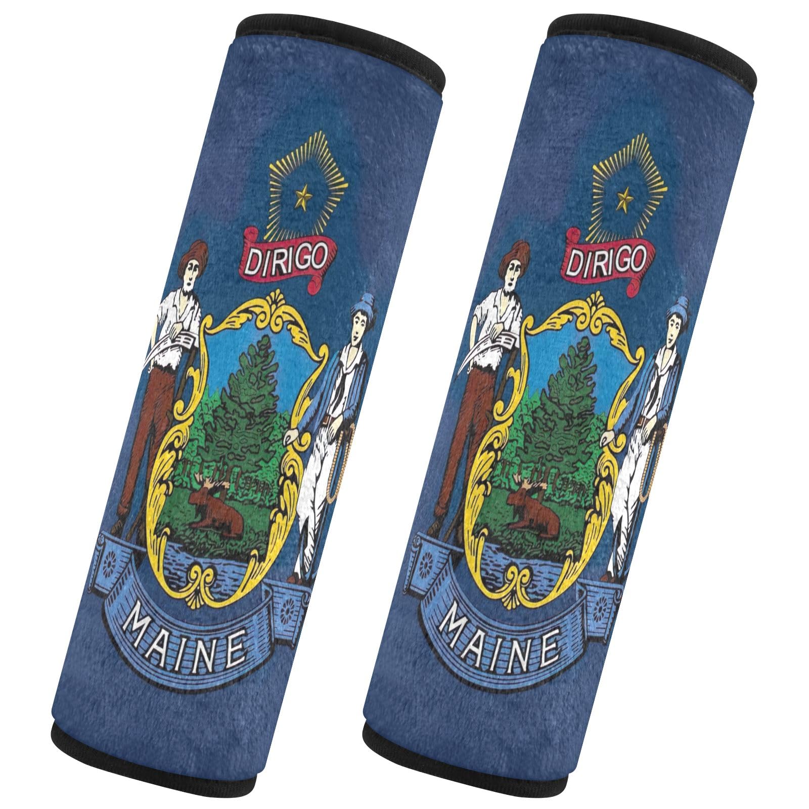Sicherheitsgurtbezug Mit Schweden-Flagge – 2er Set, Weiches Schulterpolster Für Auto, Rucksack & Kinderwagen