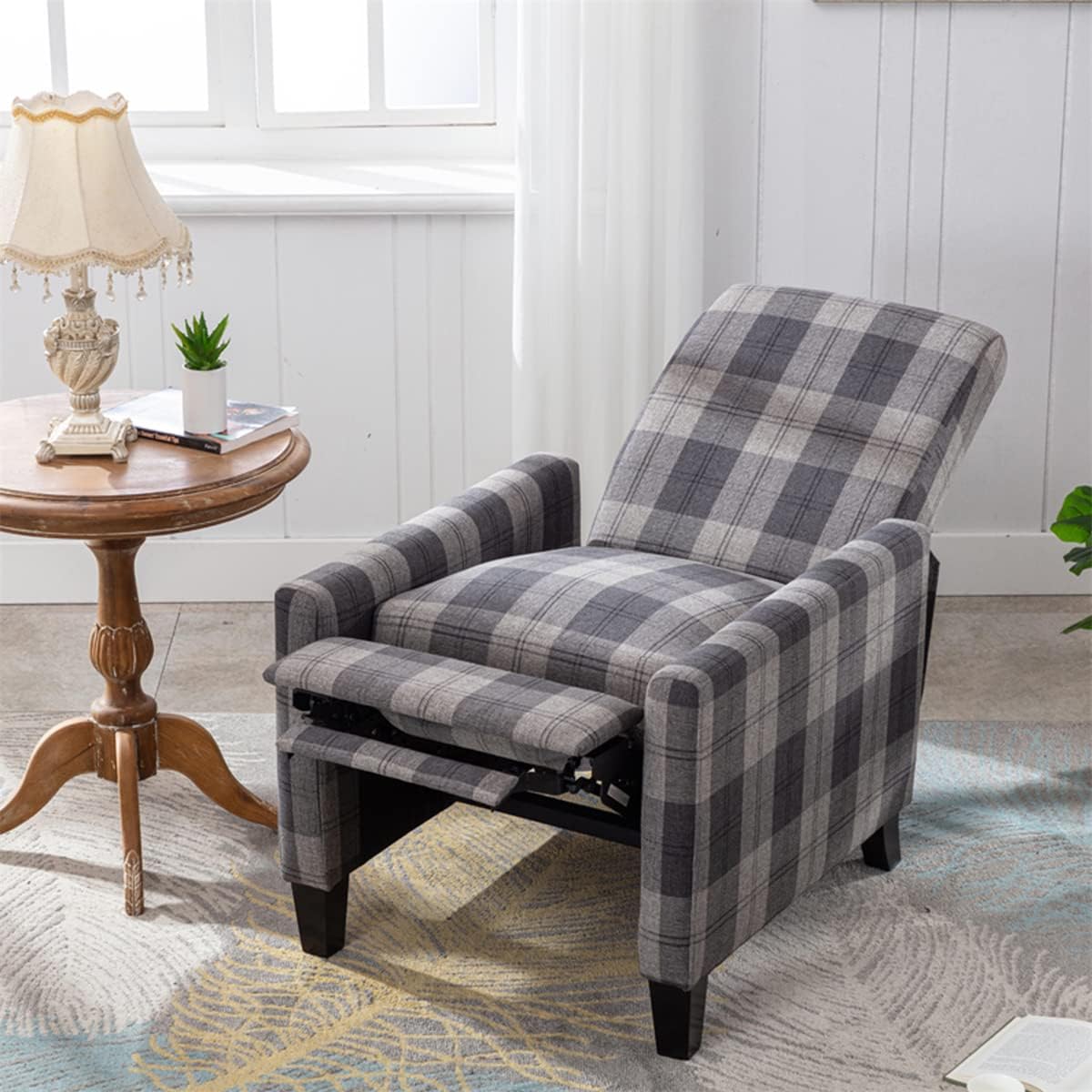 Recliners Chair, Manual Rocker Recliner Cloth Chair with