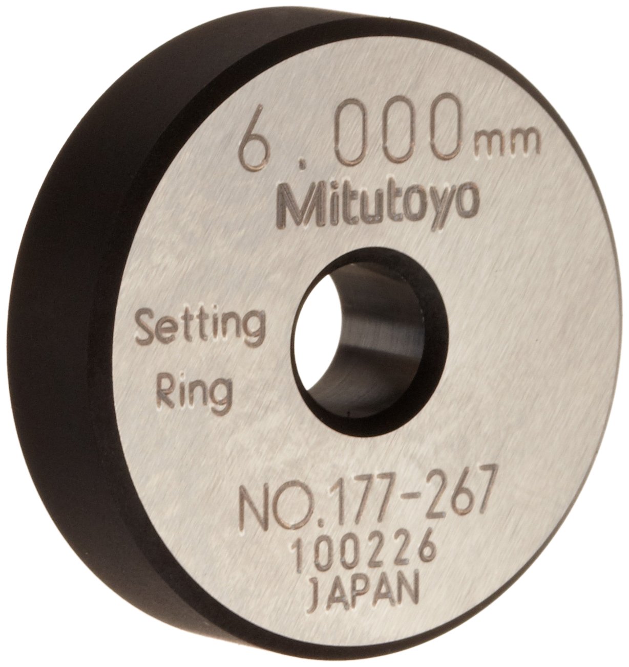 Mitutoyo 177267 Setting Ring, 6mm Size, 7mm Width, 25mm Outside