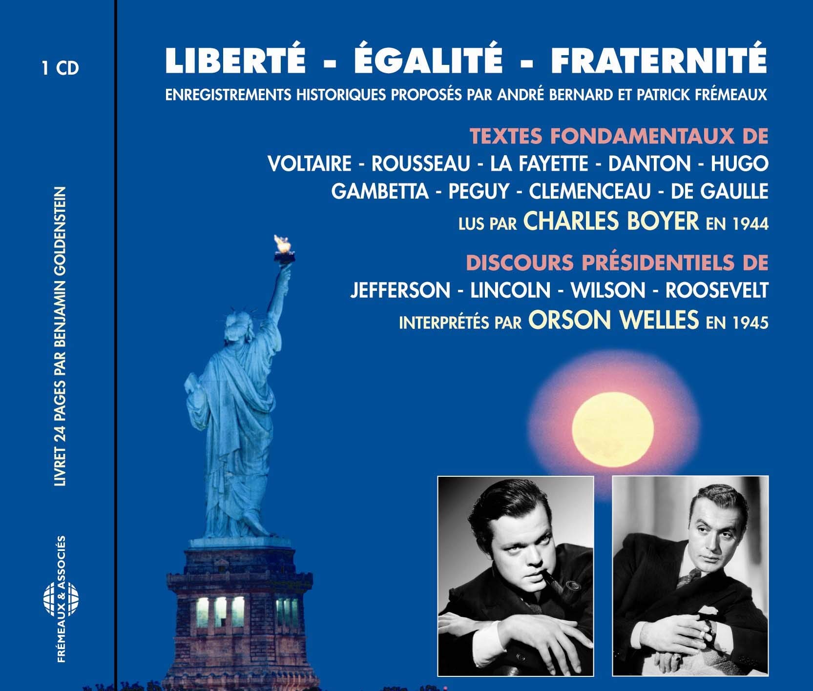 Liberte-Egalite-Fraternite [Audio CD] Boyer & Welles
