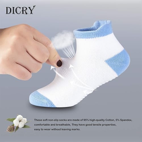 Miniatura 3 de Dicry Calcetines de tobillo antideslizantes para bebés y niños pequeños