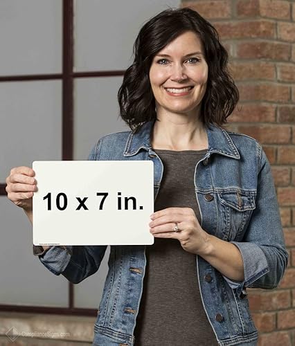 Miniatura 6 de ComplianceSigns. Señal adecuada de las temperaturas de la tenencia, material compuesto de aluminio del AL-Plus de 10x7 pulgadas para la manipulación