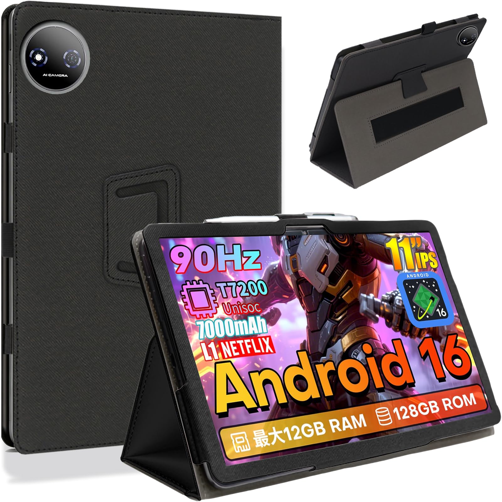 新品TECLAST T65 Android 16 タブレット+ケース付 Amazon.co.jp: HEFENGKU Teclast タブレットケース Android16 11インチ