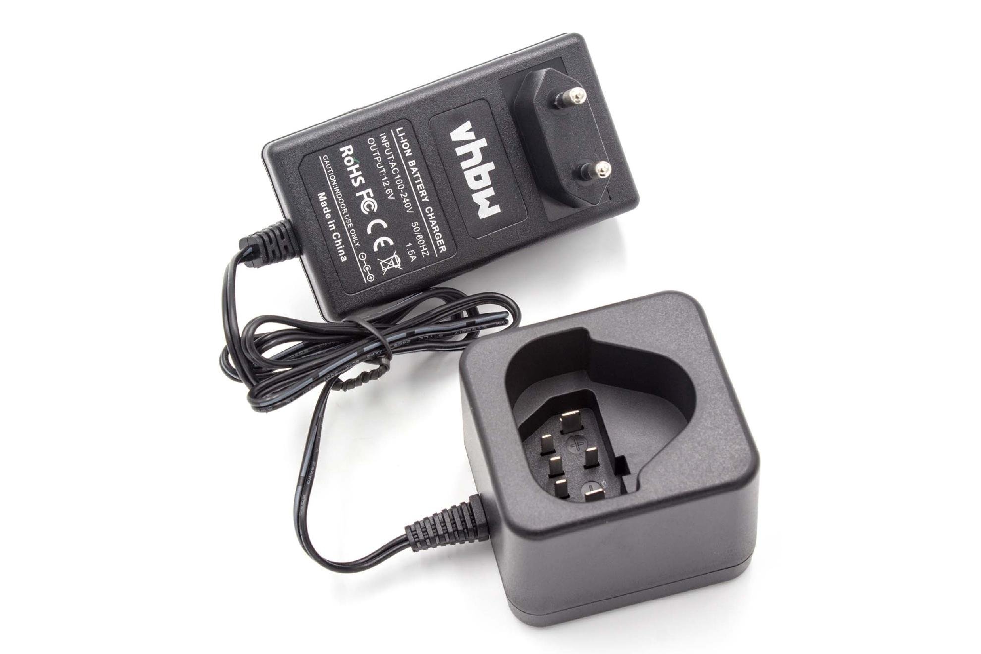 vhbw Chargeur Compatible avec AEG L1215, L1215P, L1215R, L1220, L1230, L1240, 3520, 3526, 4932, 584932, 954932 Batteries Li-ION d'outils